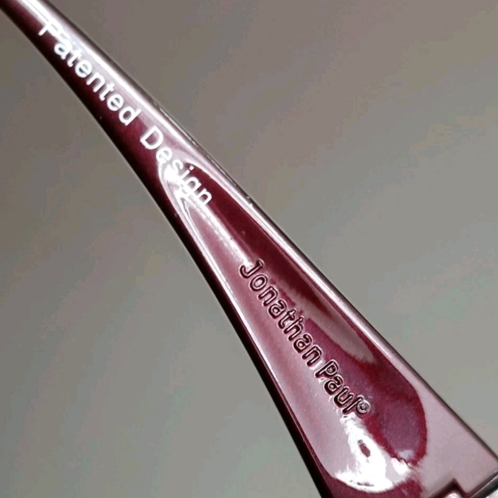 Jonathan Paul Fitover Sunglasses Burgundy Side Windows Polarized Pre Loved EUC - Picture 3 of 10